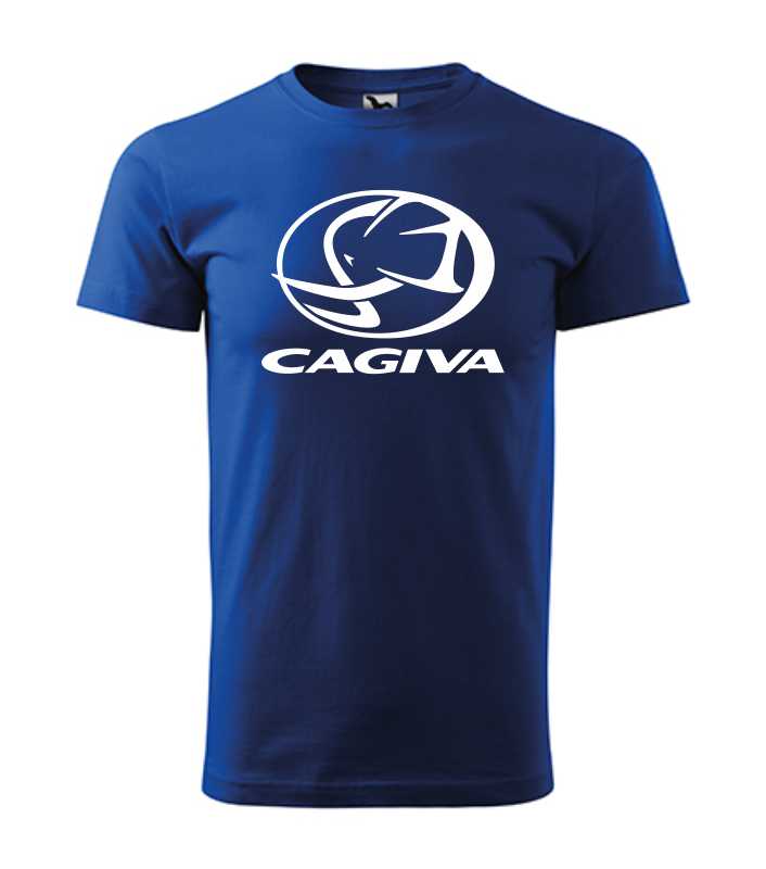 Motorkárske pánske tričko s potlačou CAGIVA 2