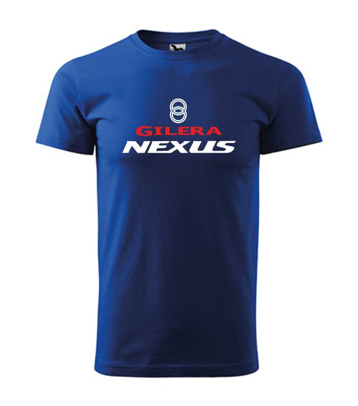 Motorkárske pánske tričko s potlačou GILERA Nexus