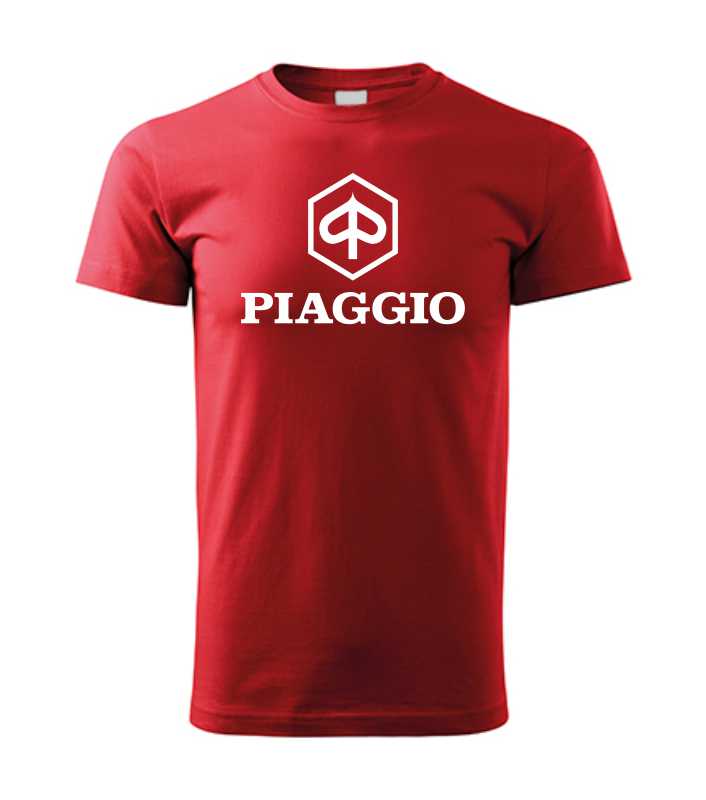 Motorkárske pánske tričko s potlačou PIAGGIO